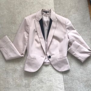 Express Cropped Light Pink Blazer Size 0